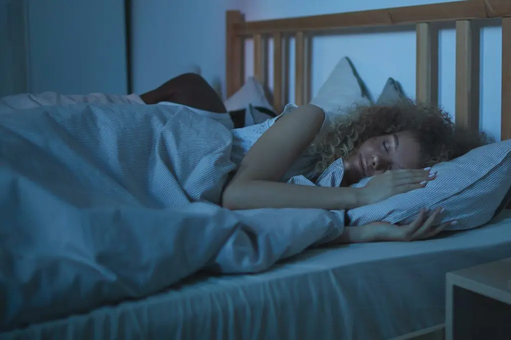 Woman Sleeping in bed