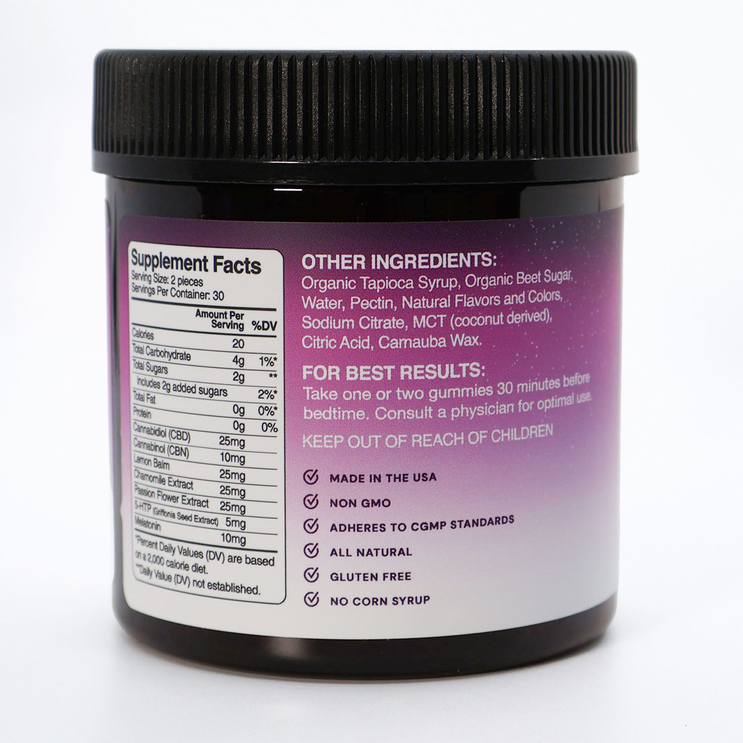 CBD Sleep Gummies with CBN, Melatonin & Botanicals - Image 2