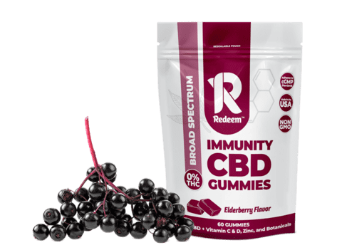 elderberry immunity cbd gummies